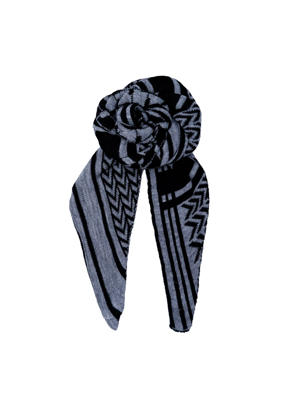BCBEX triangle scarf - Grey - Black Colour