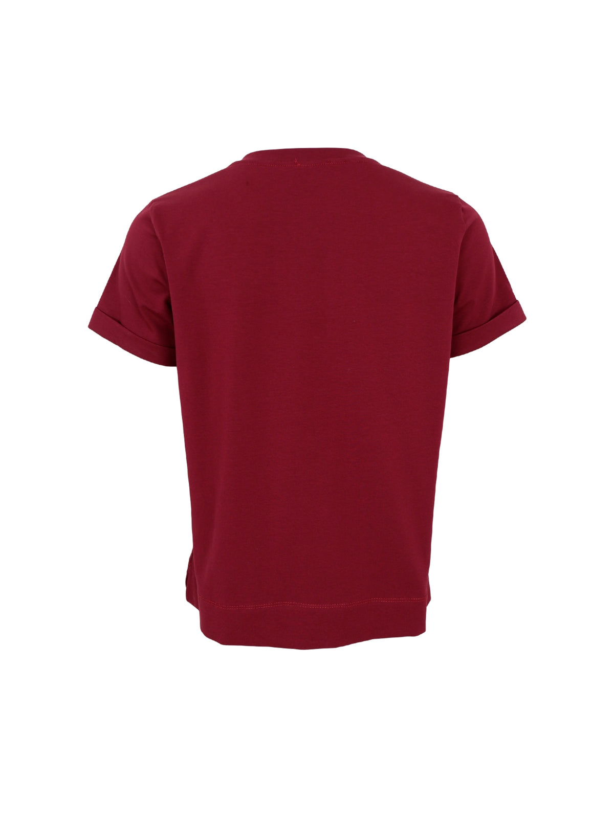 BCMAY SS tee - Plum - Black Colour