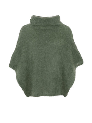 BCBJOERK roll neck poncho - Army