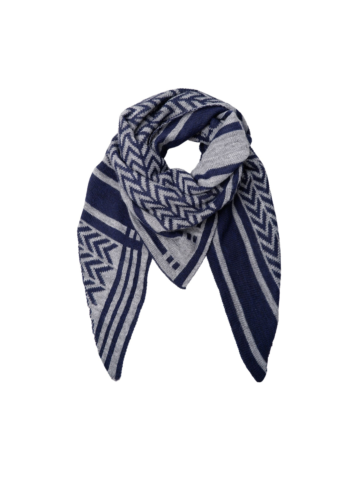 BCBEX triangle scarf - Navy - Black Colour