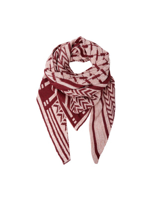 BCBEX triangle scarf - Wine