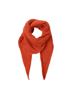 BCDELL knitted mini scarf - Rust