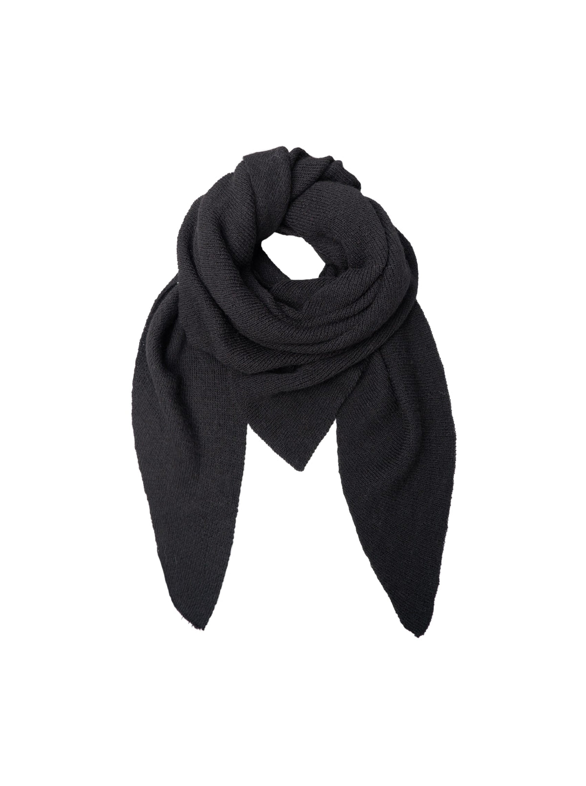 BCBEX solid scarf - Black - Black Colour