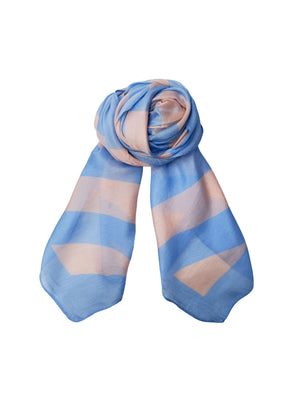 BCNALIRA silk scarf - Lt. Blue