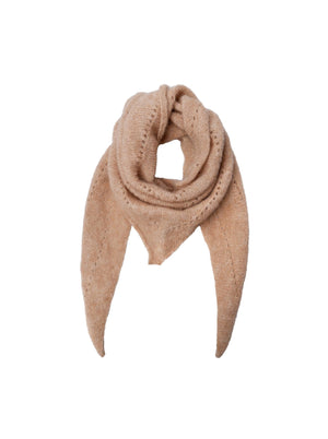 BCDELL knitted mini scarf - Latte