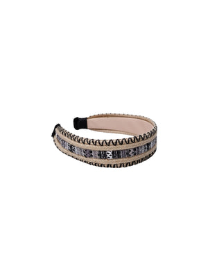 BCZADE headband - Black White