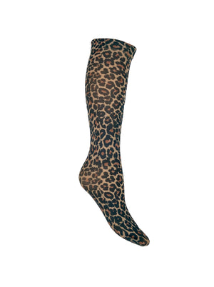 BCAURA knee high socks - Leo Natural - Black Colour