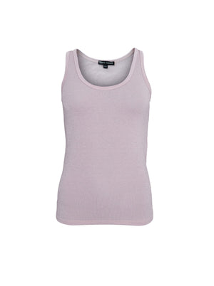 BCFAYE Lurex Top - Pale Rose