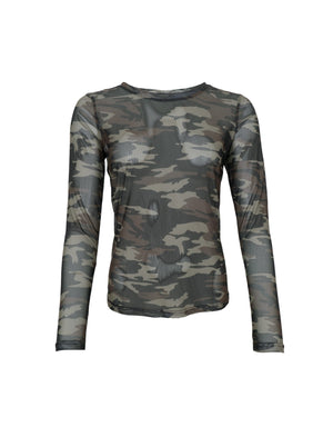 BCKAMMA mesh blouse - Army