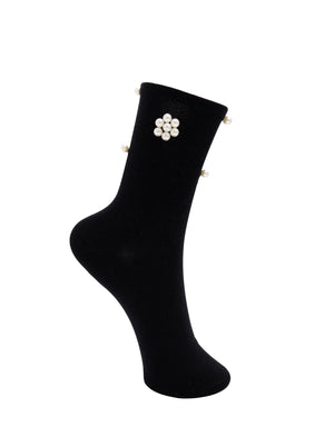 BCDIVA pearl sock - Black
