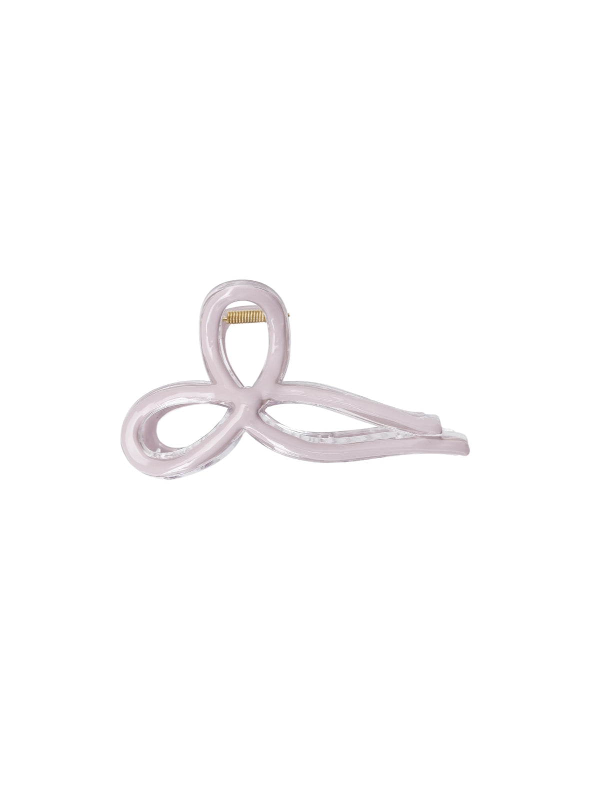 BCYADE bow hair claw - Lt. Pink - Black Colour