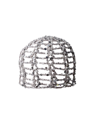 BCDIVINE sequin hat - Lt. Grey