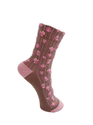 BCCELANDINE sock - Rose/Nougat