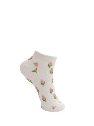 BCPHILOMINE anclet sock - Rose Flower