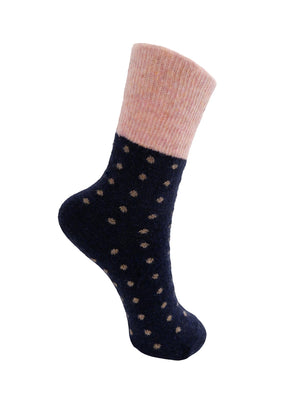 BCALISTA wool sock - Navy