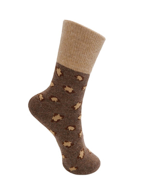 BCLERONA wool sock - Coffee