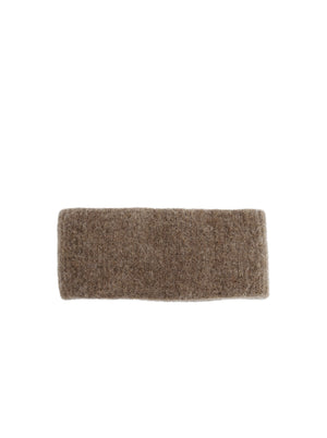 BCGINGER rib headband - Camel - Black Colour