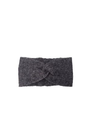 BCDELL headband - Dk. Grey Melange - Black Colour