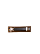 BCSVEA glossy barette - Coffee - Black Colour