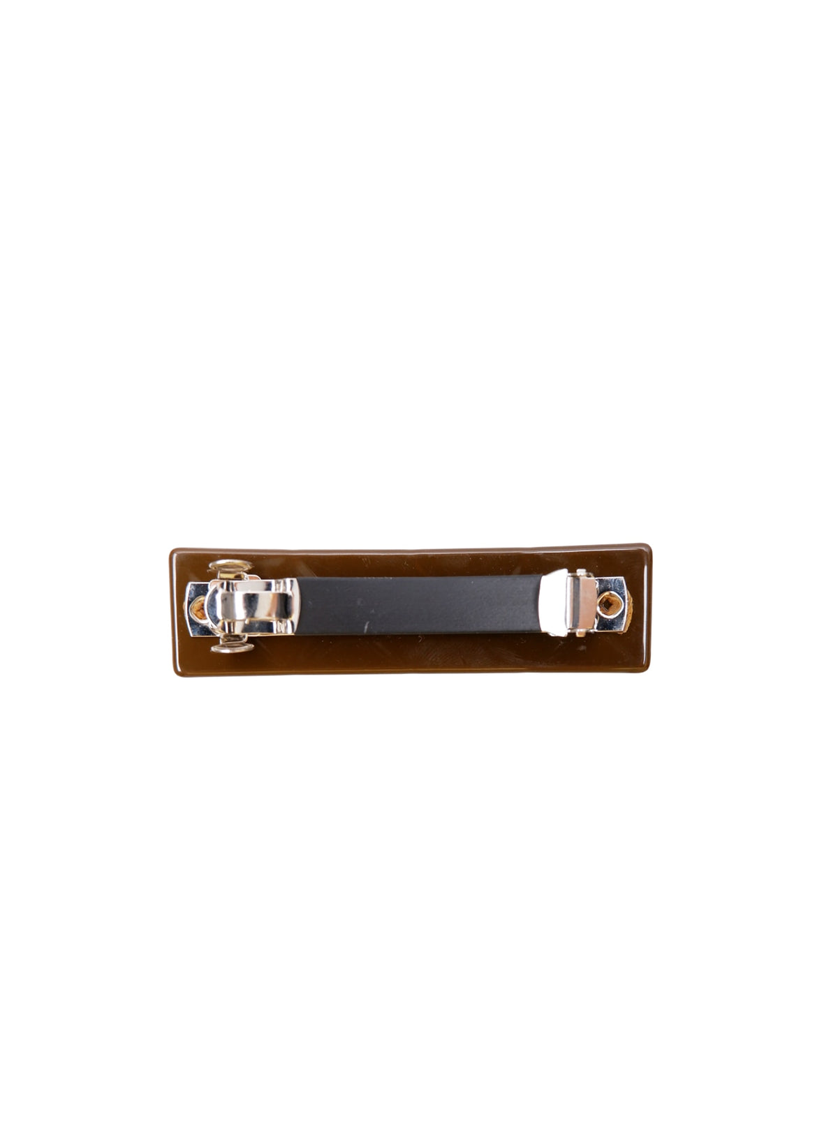BCSVEA glossy barette - Coffee - Black Colour
