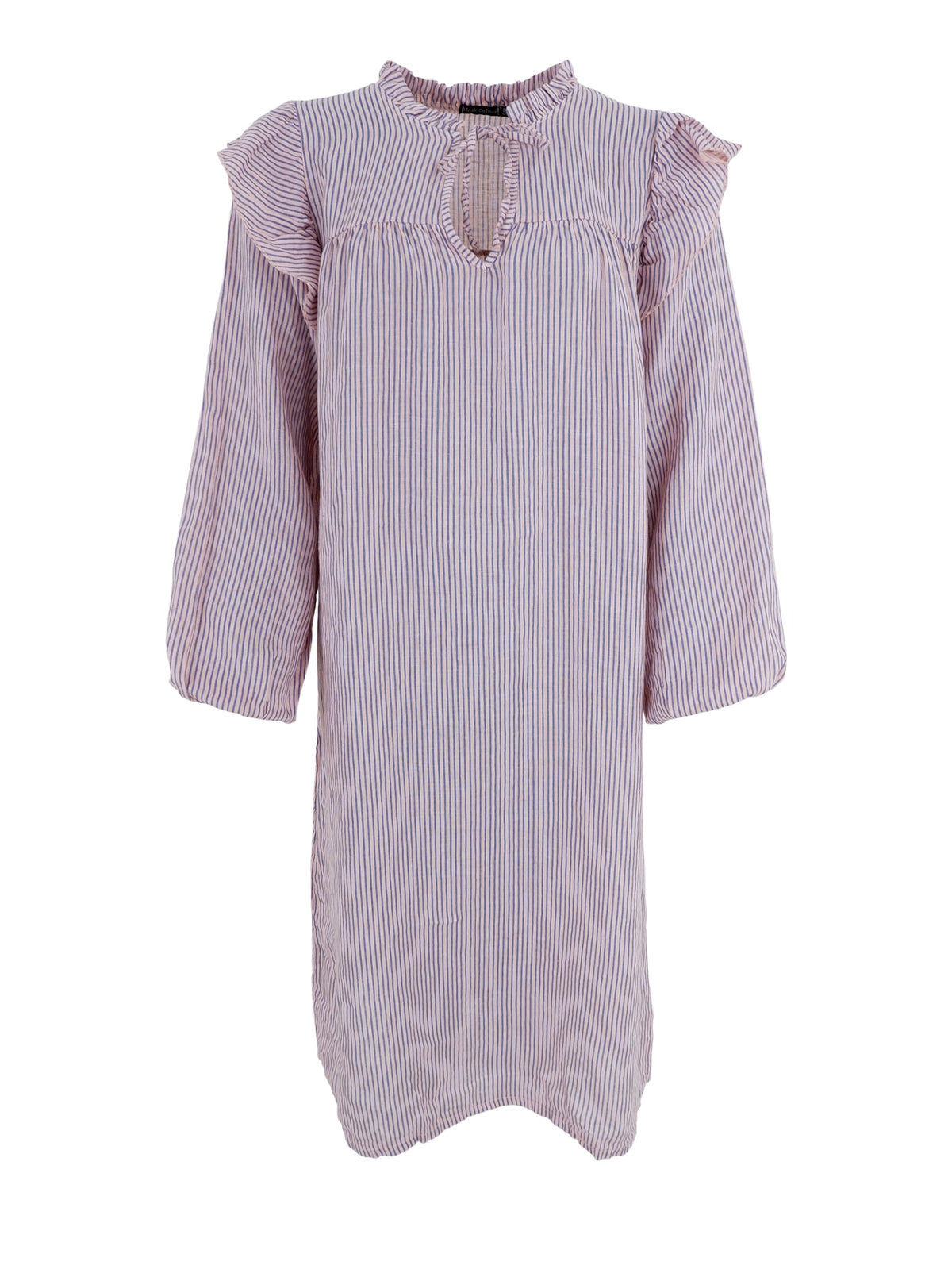 BCMELINA frill dress - Calypso Rose - Black Colour