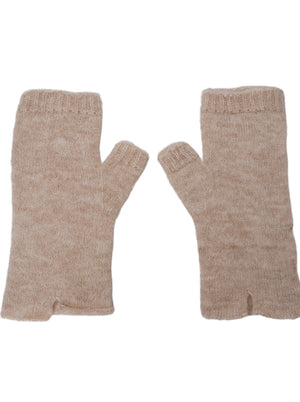 BCDELL short handwarmers - Natural - Black Colour