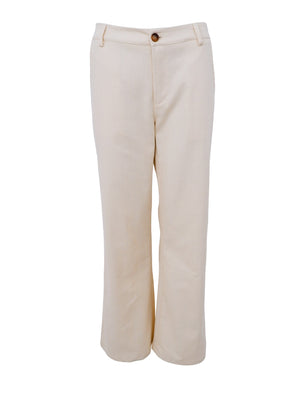 BCBOX pant - Off White - Black Colour