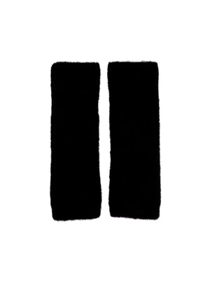 BCGINGER alpaca handwarmers - Black - Black Colour