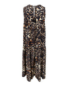 BCLUNA Boho midi dress - Leopard - Black Colour